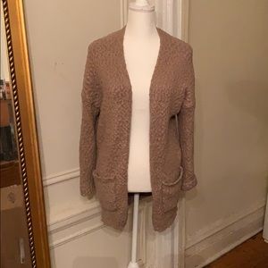 Long Cozy Tan Thick Sweater